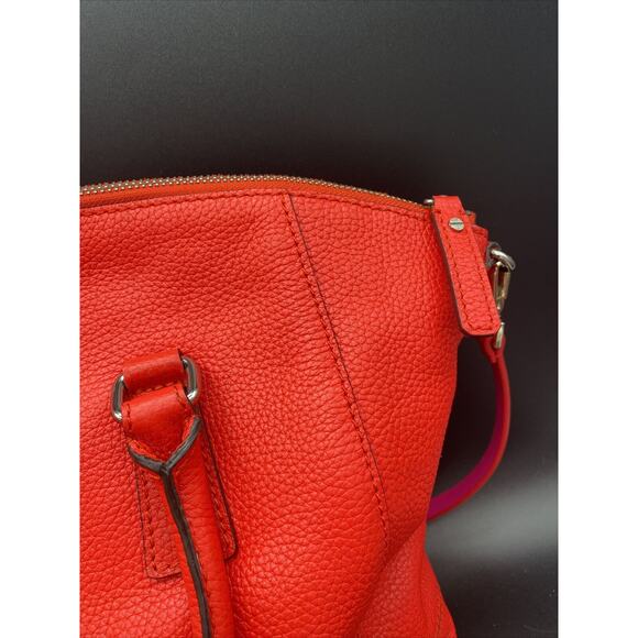 Rare - Milly Shoulder Leather Coral Red. - Picture 8 of 15